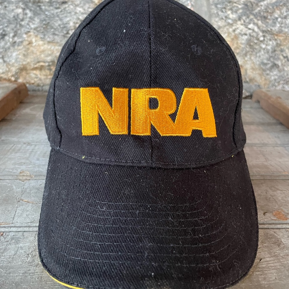 Black Cap with Yellow NRA Logo